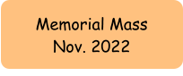 Memorial Mass Nov. 2022